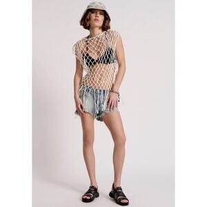 One Teaspoon Hand Knotted Castaway Top, NWT, M/L